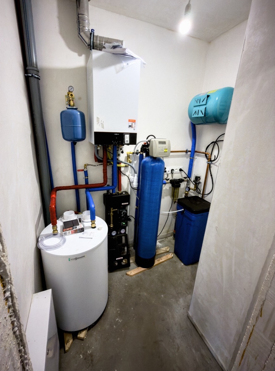 Kotłownia — Viessmann, filtry Clack